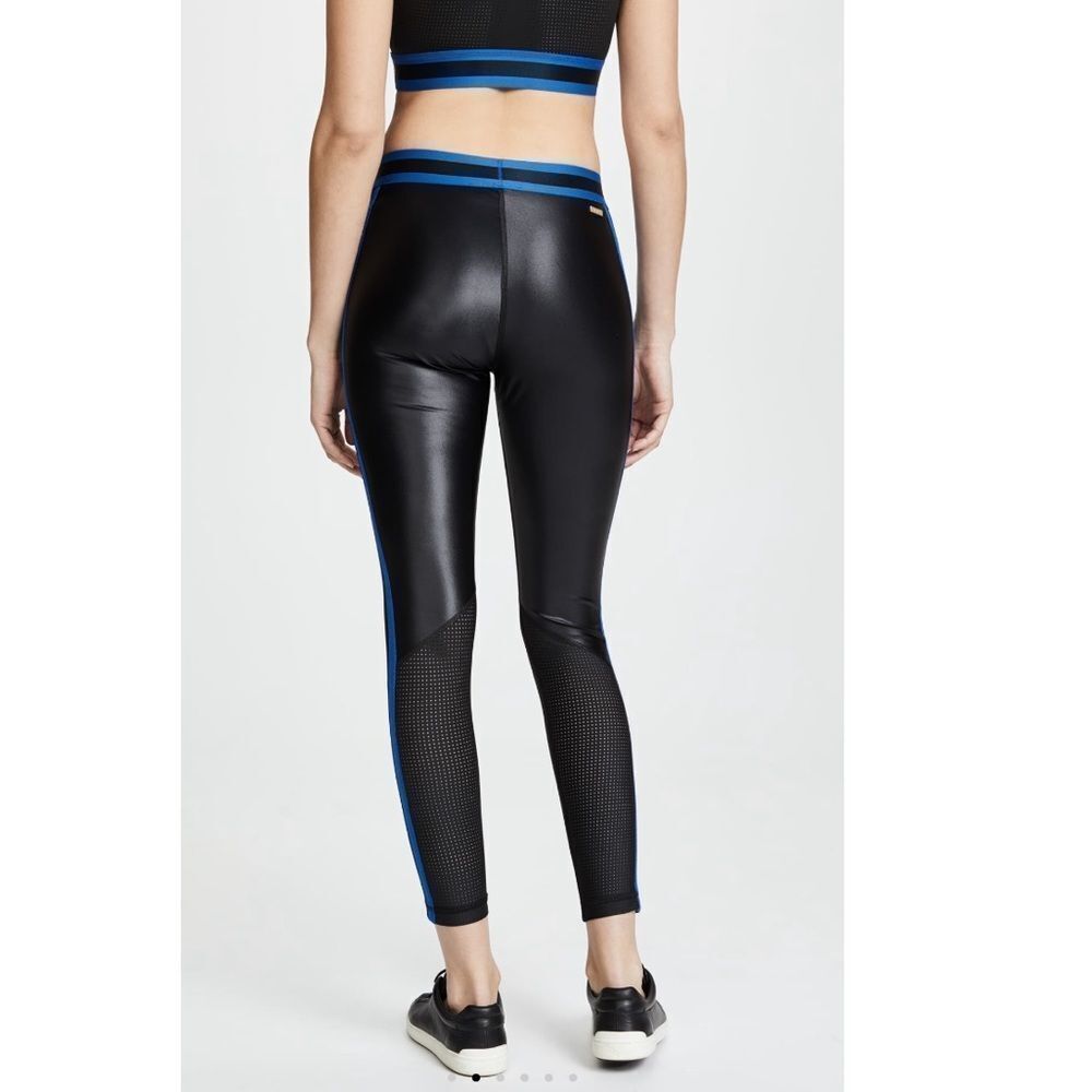 NWT ALALA Varsity Mesh Detailed Shiny Leggings - Picture 7 of 9
